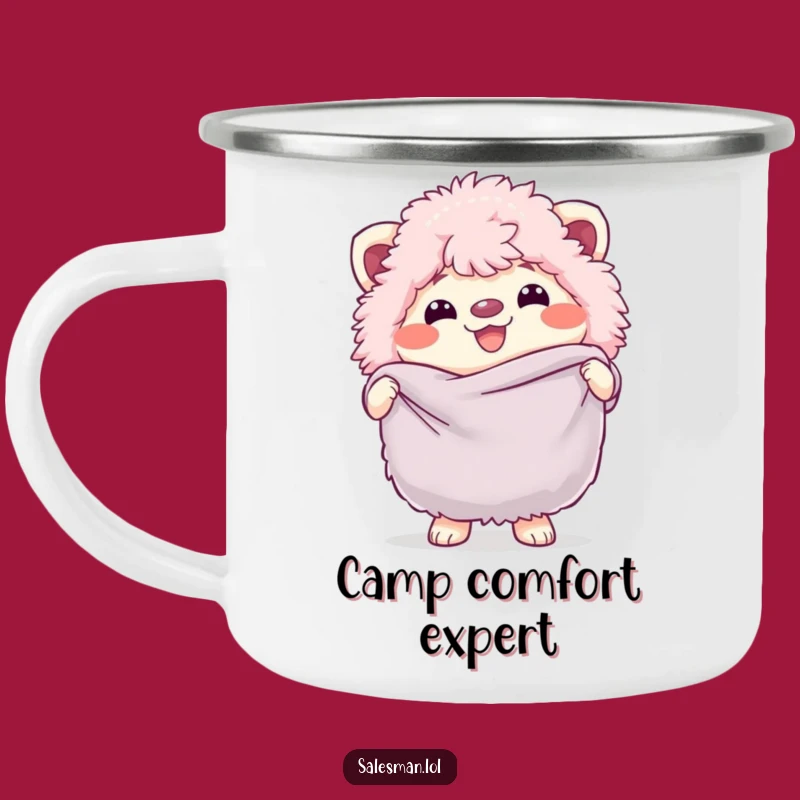 Funny Camp Fluffy Mug: Enjoy Your Outdoor Brew with a Smile