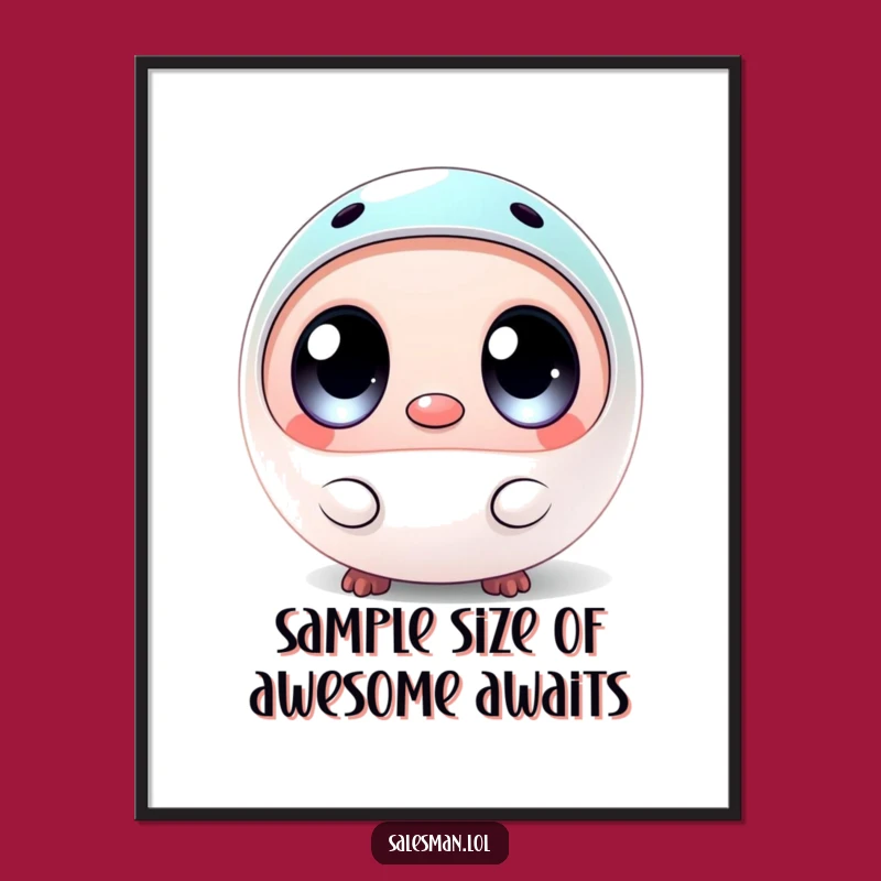 Funny Free Printable Wall Art: Creature Offers Shiny Sample - Quirky Download